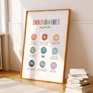 12 Mental Health Corner Posters, Therapy Office Wall Decor, School Counselor, Rainbow Classroom Decor, Feelings Chart, Digital Download, N62