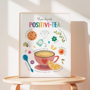 growth mindset poster for kids playroom with cheerful illustrations