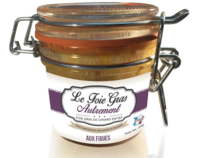 Artisanal foie gras with figs. The perfect sweet and salty combination for your refined tasting moments!