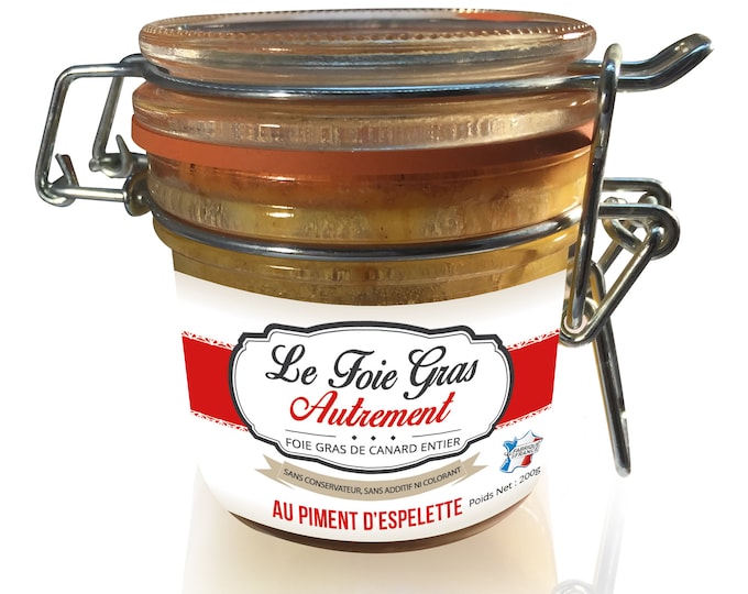 Foie gras with Espelette pepper. Spicy and refined fusion for an elegant and tasty aperitif!