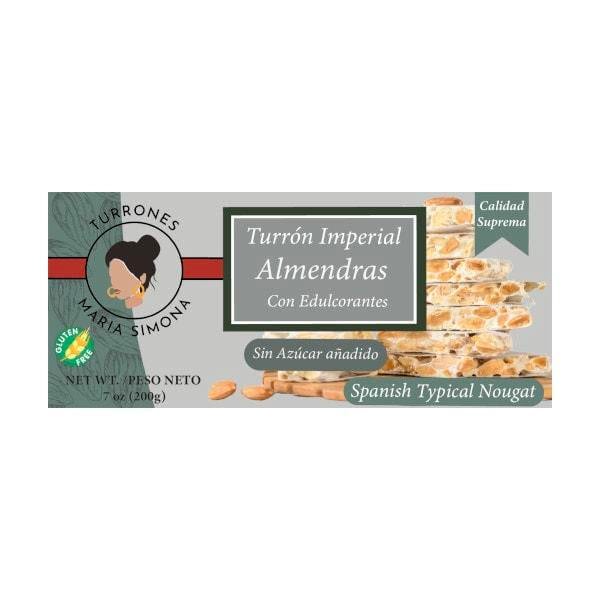 Turron Impérial Almendras without added sugar, Maria Simona