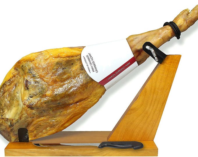 Reserva Raza Duroc Ham 7 kg – 12 months curing – Premium Spanish artisanal ham, intense taste and melting texture