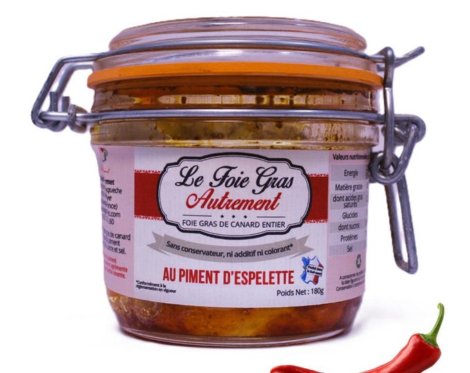Foie gras with Espelette pepper. A spicy and refined fusion for an elegant and tasty aperitif!