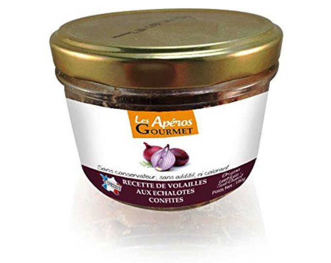 Gourmand Aperitif: Candied shallot spread. Sweet and salty delight perfect for your aperitifs!