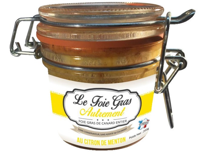 Whole foie gras with preserved lemon. A perfect combination of freshness and refinement.