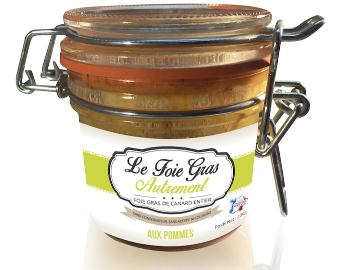 Foie gras with apples, a subtle and delicious combination, perfect for your refined and festive aperitifs!