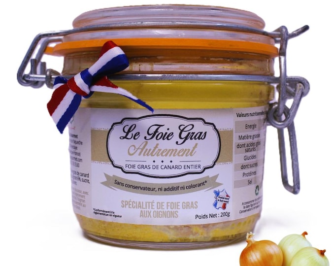Whole Foie Gras with Sweet Onion, Southwest France. A Relais Gourmet artisanal delicacy. Savor the authenticity!