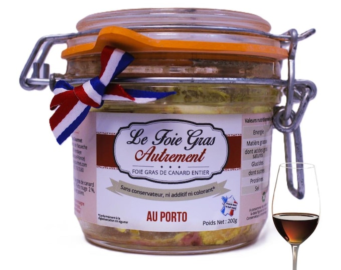 Whole Foie Gras with Port Wine, Southwest France, an exceptional delicacy. Savor luxury with Relais Gourmet.