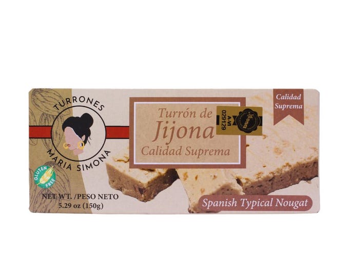 Turron de Jijona PGI – Supreme Quality - An authentic taste of Spain - A unique taste with almonds and 100% natural honey