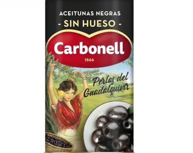 Olives sans noyaux, parfaites pour l'apéritif. Saveurs authentiques, qualité espagnole garantie. Olives, Gourmand, apéritif