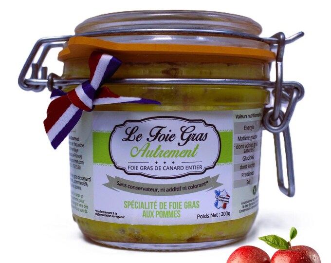 Foie gras with apples, a subtle and delicious combination, perfect for your refined and festive aperitifs!