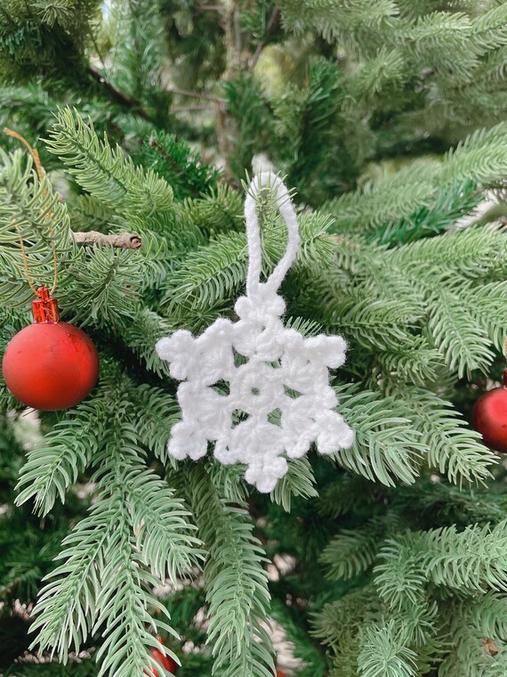 Wood Snowflake Ornaments Christmas Hanging Decoration Dot Painted