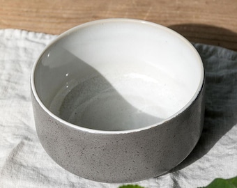 Bowl Ddoria - Granite Grey, Stoneware, Ceramic, Handmade, Bowl, Dish, Cereal Bowl