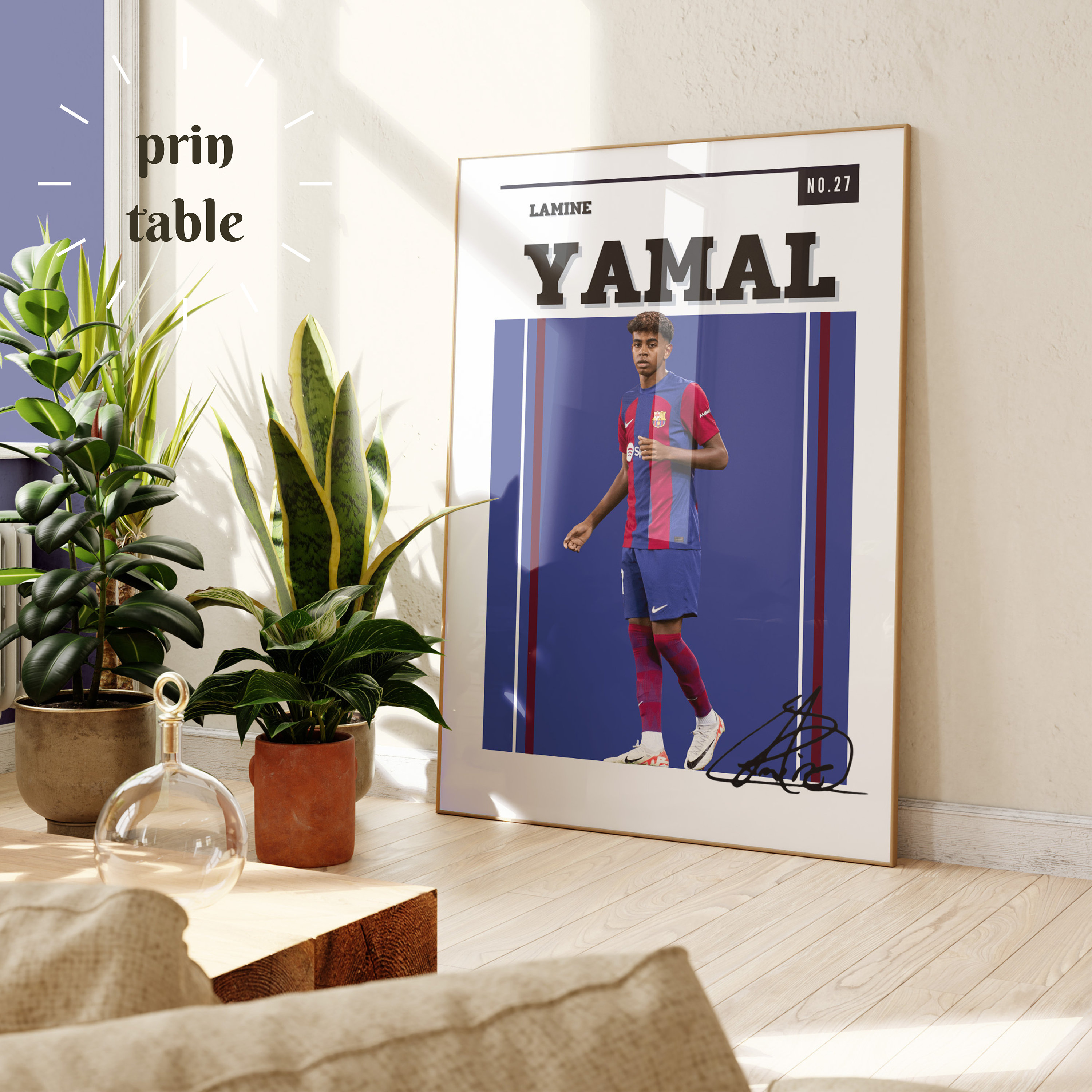 Lamine Yamal Poster,lamine Yamal Digital Poster,football Gifts,mid