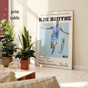 kevin de bruyne poster,belgium national football poster,Football Art Print,Mid-Century Modern,Uni Dorm Room,socker gift,Football Art poster