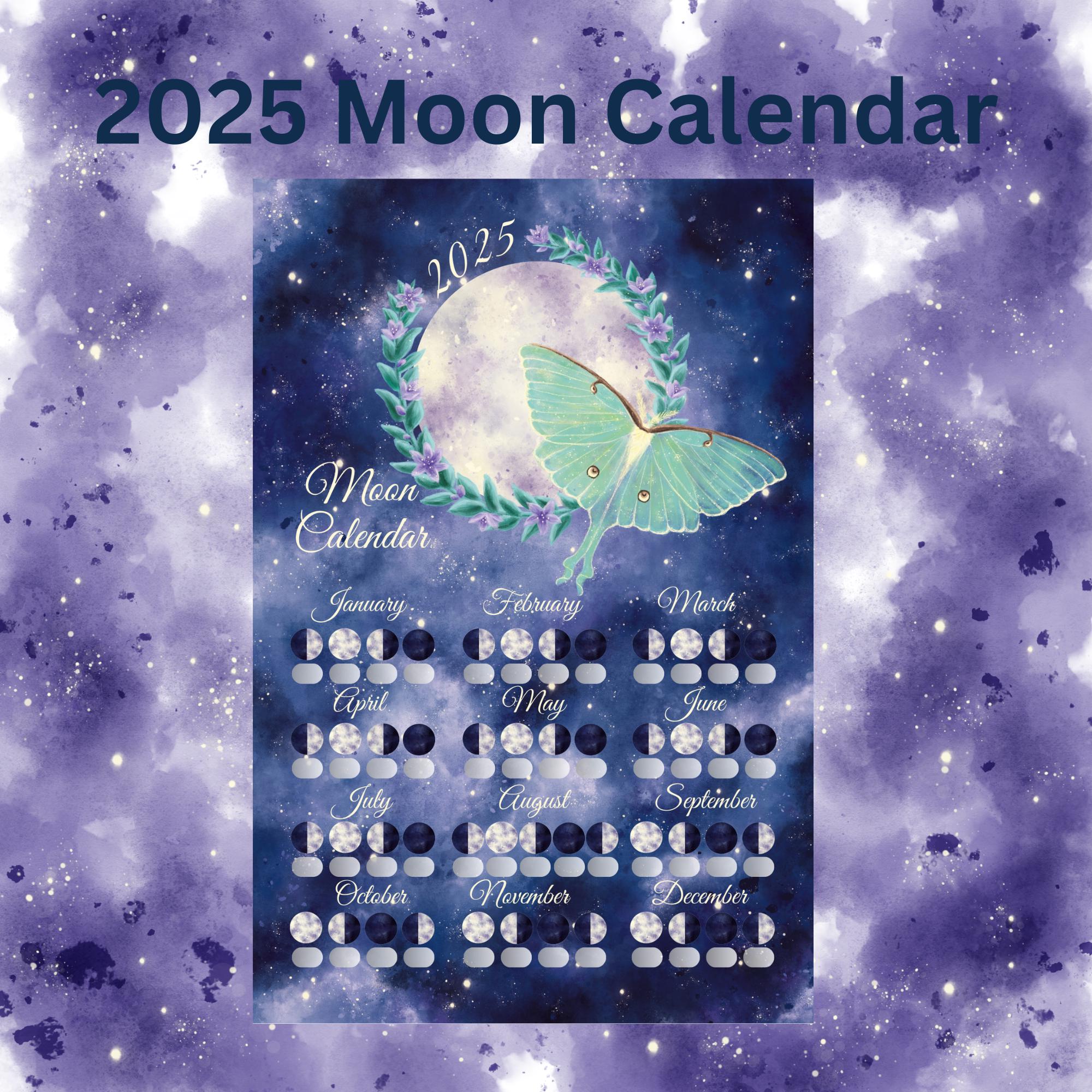 2025-moon-calendar-for-wall-printable-digital-download-a3-us-tabloid-undated-usa-canada-uk-australia-germany-lunar-calendar-wallart-etsy