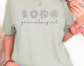 Granola Girl Aesthetic Adventure Awaits Granola Girl Gorpcore Granola Girl Clothing Adventure Shirt Nature Shirt Granola Forestcore