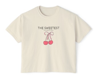Ce côté de l'enfer le plus mignon de l'an 2000 Haut coquette t-shirt bébé de l'An 2000 Vêtements coquette chemise coquette de l'an 2000 T-shirt bébé de l'an 2000 T-shirt mode cerise
