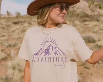 Adventure Awaits Granola Girl Aesthetic Adventure Shirt Granola Girl Clothing Granola Girl Granola Hiking Shirt Colorado Shirt Forestcore