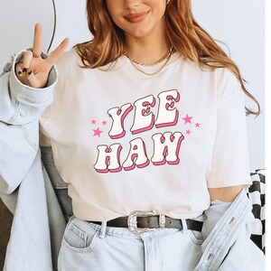 Yee Haw Shirt Yeehaw Shirt Nashville Shirt Country Concert Tee Country Shirt Rodeo Shirt Midwest Shirt Comfort Colors Cowgirl Shirt Yeehaw