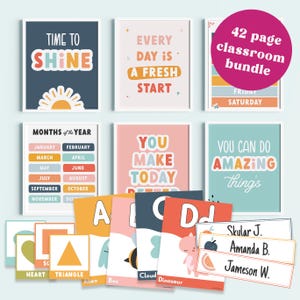 Colorful Classroom Decor Bundle