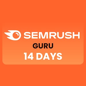 Semrush Guru 14 Days, Semrush, Semrush Guru, Semrush Personal Account, Cheap Semrush Guru, Original Account Semrush, Semrush Guru Available