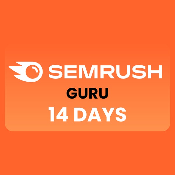 Semrush Guru 14 jours, Semrush, Semrush Guru, Compte personnel Semrush, Semrush Guru pas cher, Compte original Semrush, Semrush Guru disponible