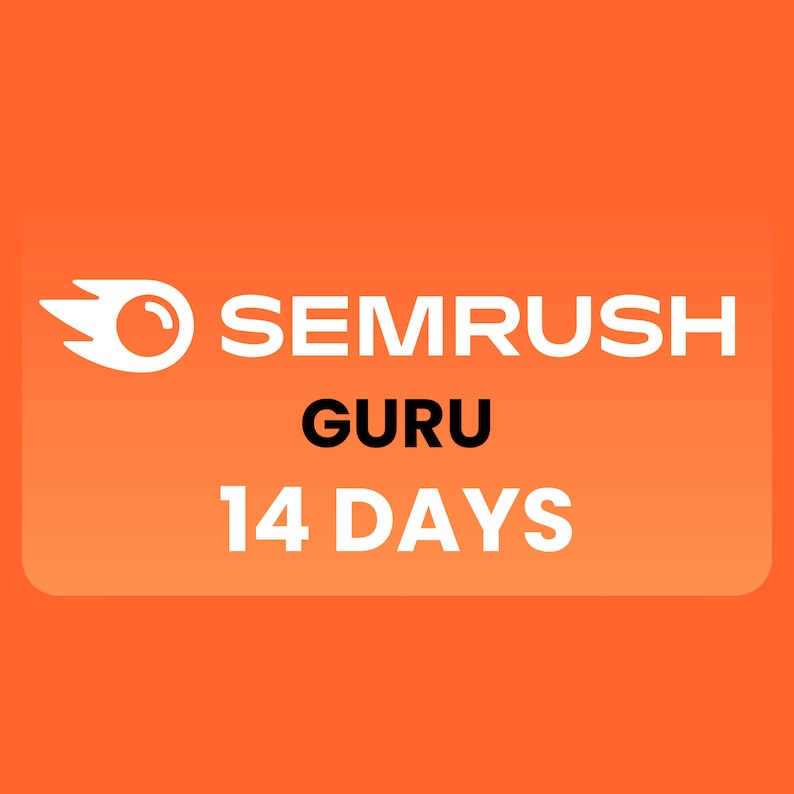 Semrush Guru 14 Days, Semrush, Semrush Guru, Semrush Personal Account, Cheap Semrush Guru, Original Account Semrush, Semrush Guru Available image 1