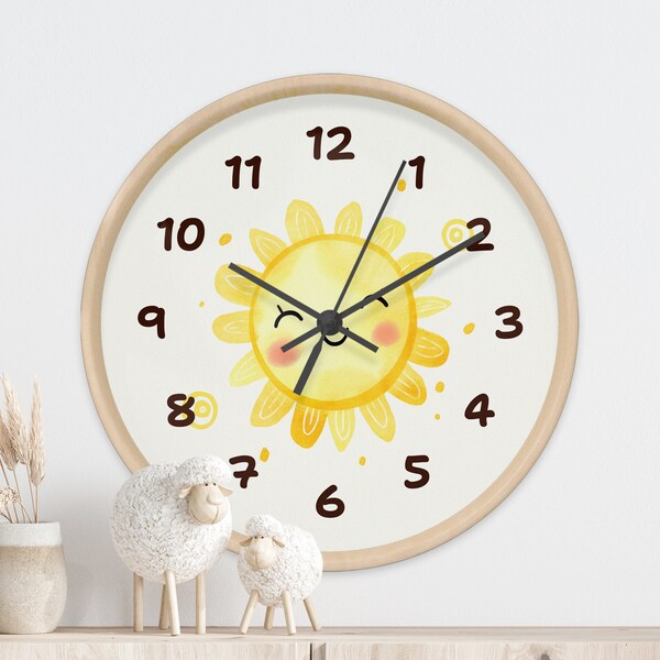 Children Wall Clock Etsy