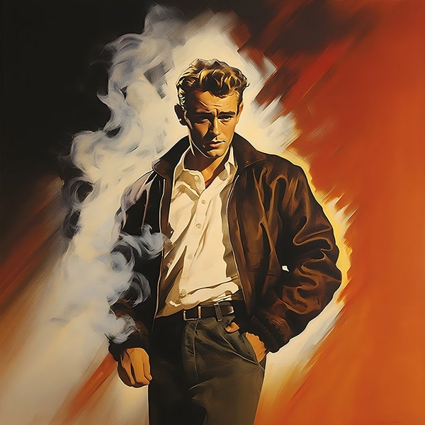 James Dean 002 - Actors studio - Giant - East of Eden -Legendary 1950s actor - DIGITAL DOWNLOAD - ( ideal for cards, posters etc)