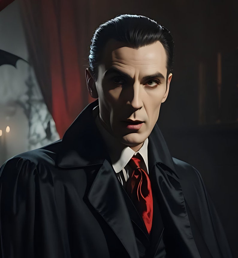 HALLOWEEN - Count Dracula 002 - Vampire, Bella Lugosi, Classic Vintage ...