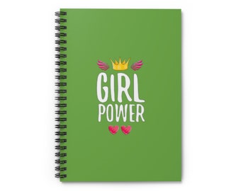 Poder femenino VERDE Cuaderno de espiral