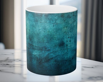 Dark blue marble cup