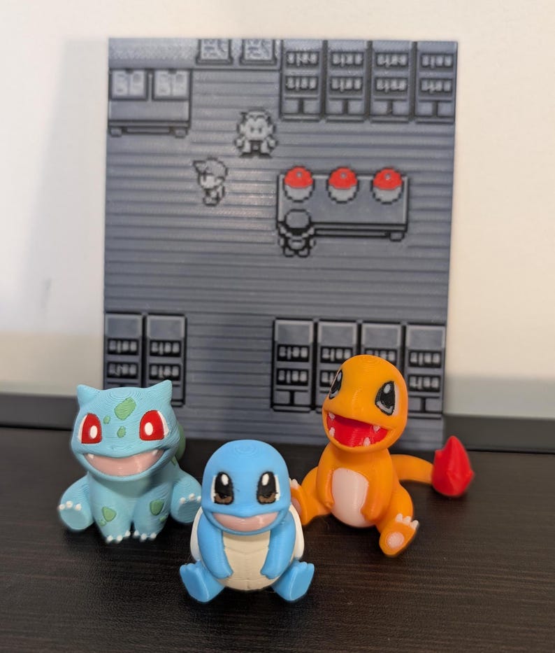 Chibi Charmander Mini 3D Printed Charmander Pokemon Figurine Pokemon ...