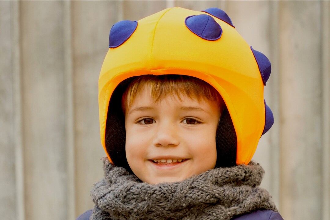 Coolcasc Bumps Orange Helmet Cover Etsy UK