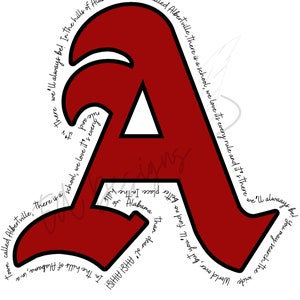 Albertville Aggies Alma Mater Design