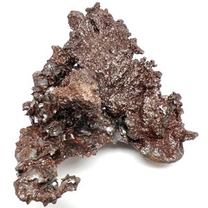 HUGE MI Native Copper Crystal w/ Excellently Preserved Unique Shape--Michigan Rough Specimen 1LB + 9.9OZ -Keweenaw Peninsula Raw Copper!