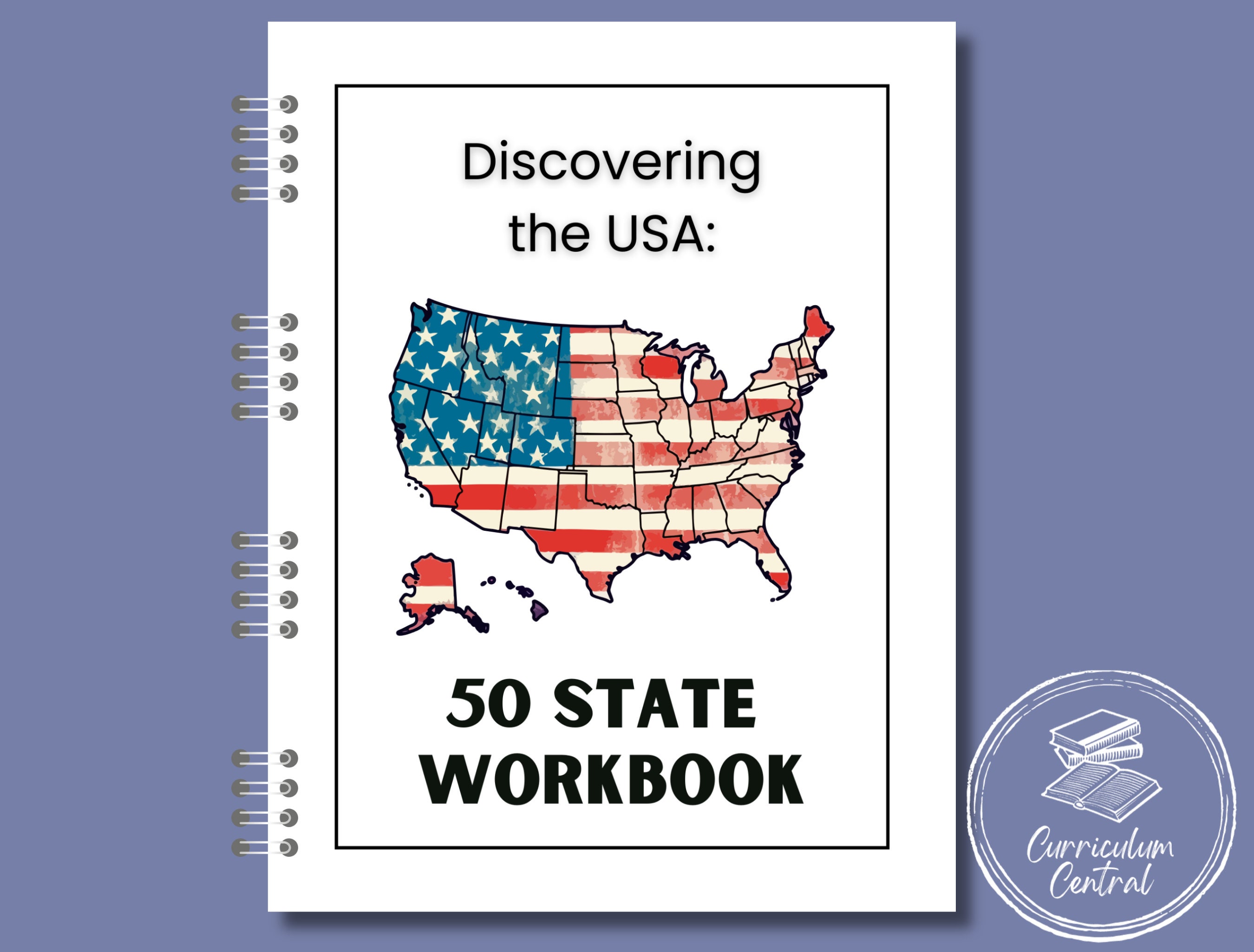 50 States Workbook, Printable Activities to Learn the 50 States ...