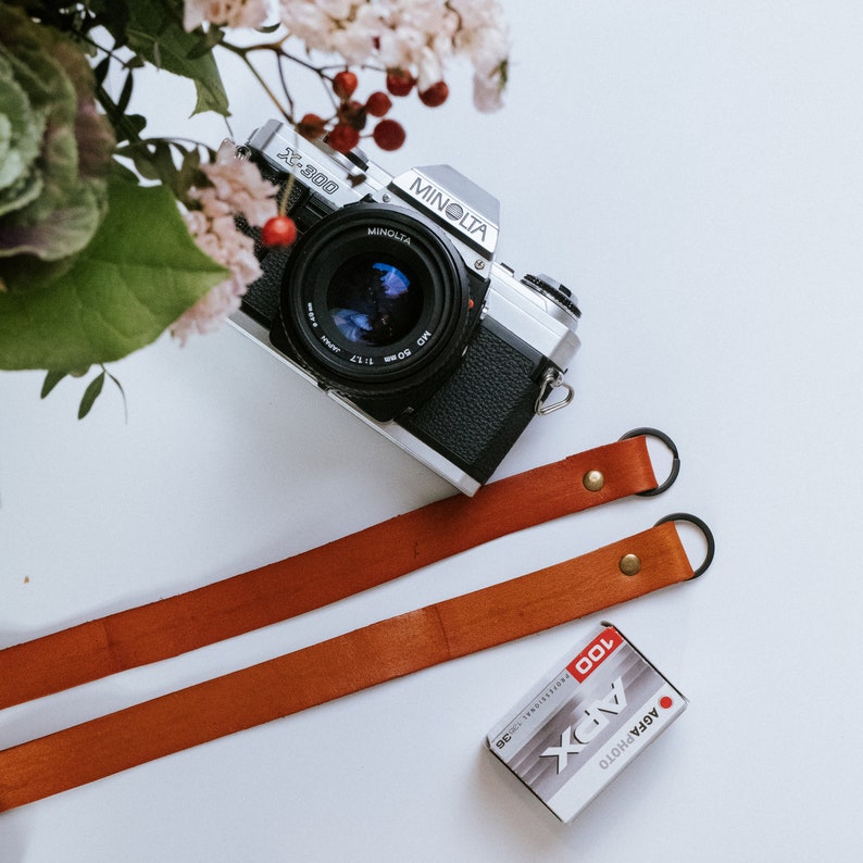 EBTOOLS Kameragurt Vintage – 12 Farben, Verstellbar, Mit Gummizug Für Druckentlastung, Für DSLR-Kameras