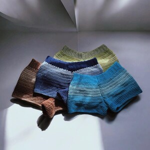 Ombré Crochet Shorts