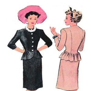 RTB101 Tonner Doll Pattern Reproduction McCall Minikin 4961 Pattern 2-piece Blouse and Skirt RARE PDF