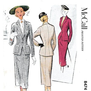 16 1/2&quot; RTB101 Tonner Dolls Reproduction McCall 8474 Two Piece Suit Tonner PDF RARE