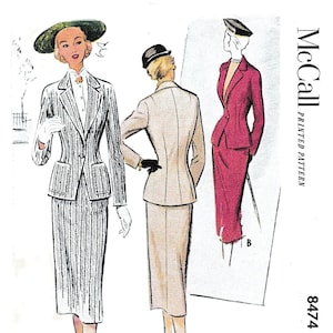 16&quot; Tyler Wentworth Doll Reproduction McCall 8474 Two Piece Suit Tonner PDF RARE