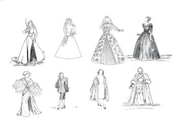 Couture Fashion Doll Book Fits 15.5&quot; to 16&quot; Dolls Like Gene or Tonner PDF New