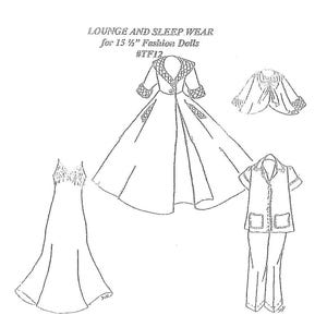 Gene oder Tyler On The Town Fashion Doll Lounge and Sleep Wear Pattern Tonner PDF