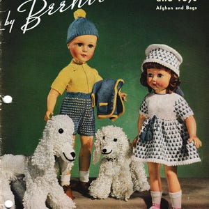 Vintage dockkläder och leksaker Sällsynt bok Stickning och virkning PDF