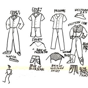 12インチ 男性 ラブ ファッション ドール パターン PDF