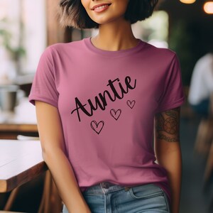 Aunt shirt, Auntie shirt, cool Aunt shirt, gift for aunt, pregnancy reveal, pregnancy announcement