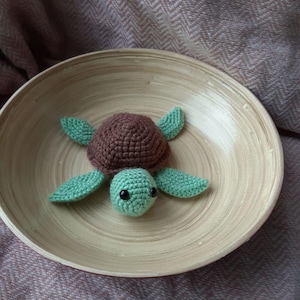 turtle plush toy crocheted