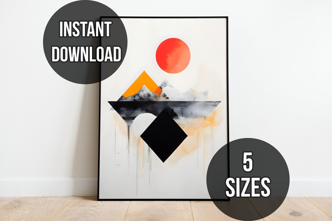 Abstract Wall Art Minimalist Wall Art Printable Water Color - Etsy